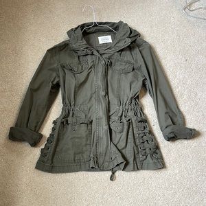 Ashley by 26 International Green Utility Jacket